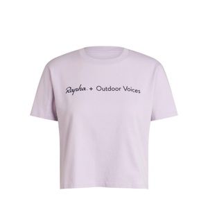 Rapha x Outdoor Voices collab cropped t-shirt